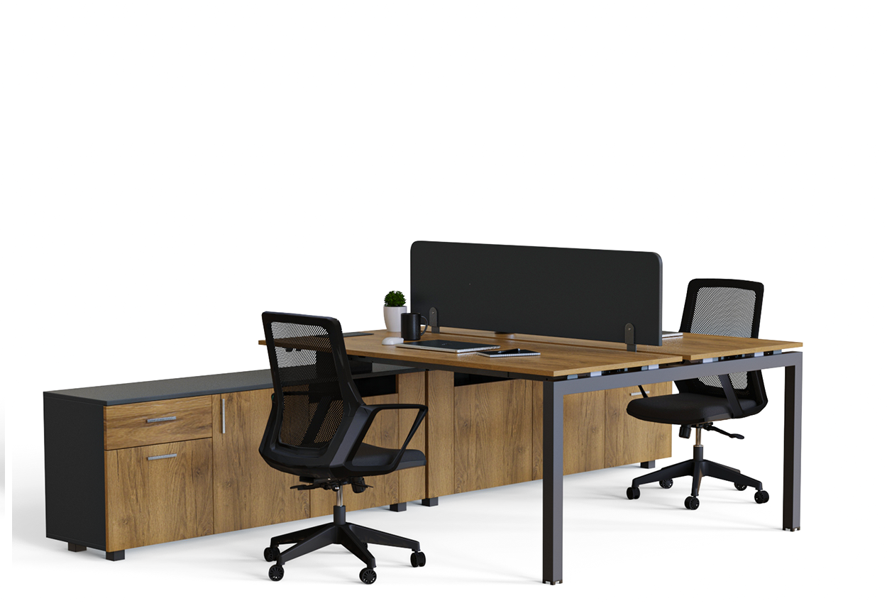 Sky Maxi 2P Workstation - Ofis mobilyası - Ofis mobilyaları